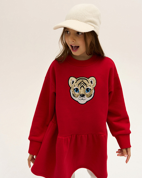 WD25081-1 Платье, Красный