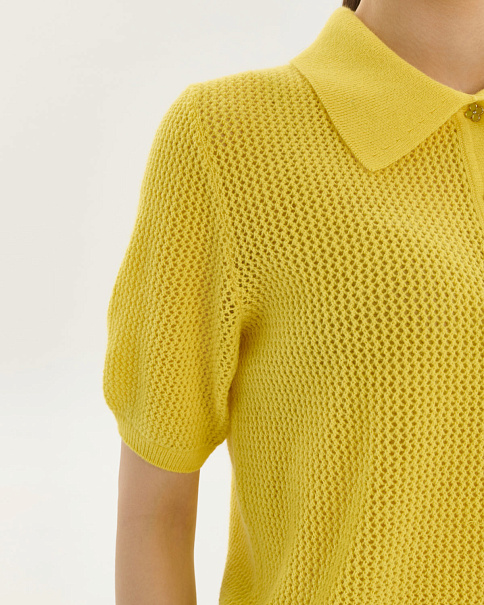 SJ26102-1 Футболка-поло, Желтый