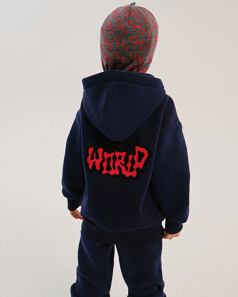 WJ24078 Толстовка, Тм.Синий