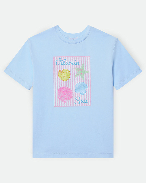 SF26004 Футболка, Св.Голубой