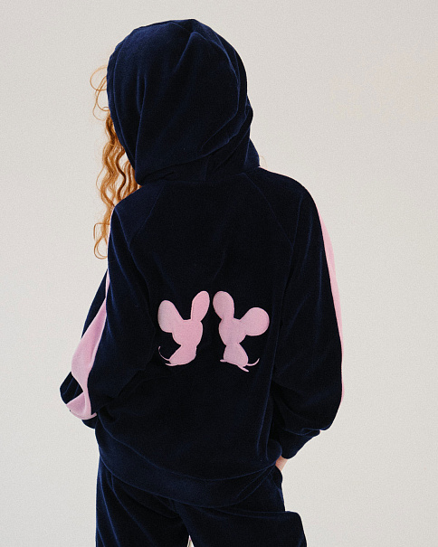 WJ24059-1 Толстовка, Тм.Синий