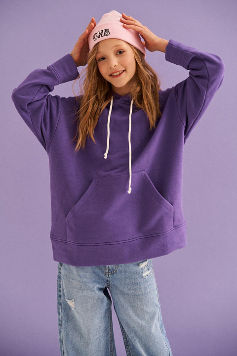 SJ21202-1 Толстовка, Фиолетовый