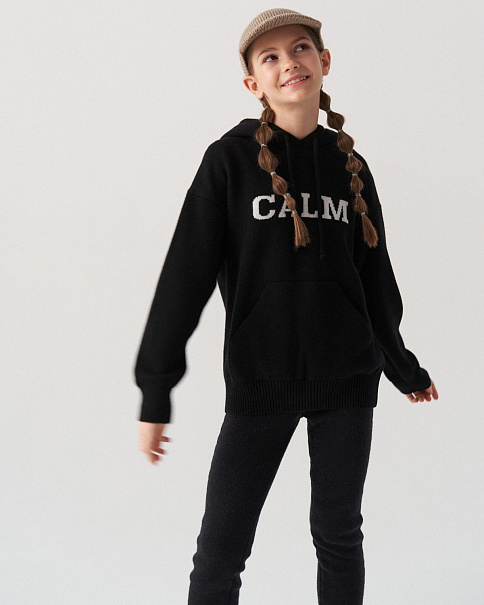 WJ21175 Толстовка, Черный