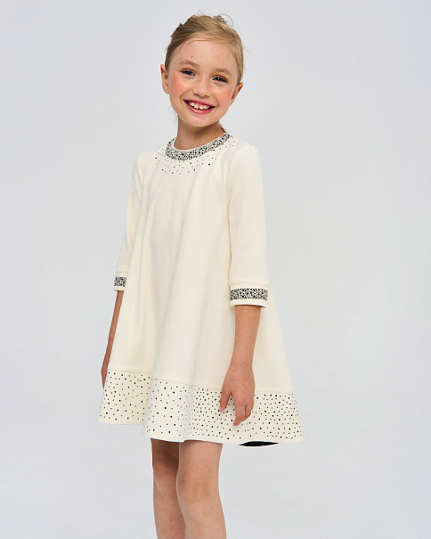 WD-2303-3/24 Платье, Молочный