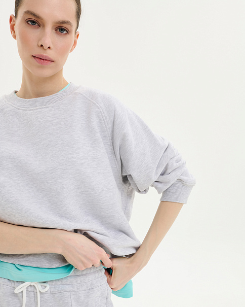 SJ25172-25 Толстовка, Серыймеланж