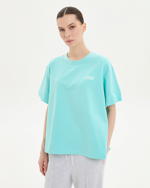 SF25003 Футболка, Ментоловый