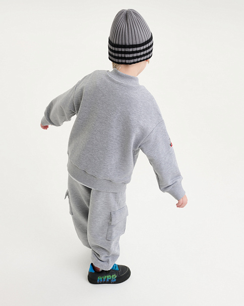 SH26023 Шапка, Серый