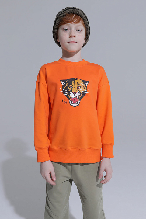 SJ22150 Толстовка, Оранжевый
