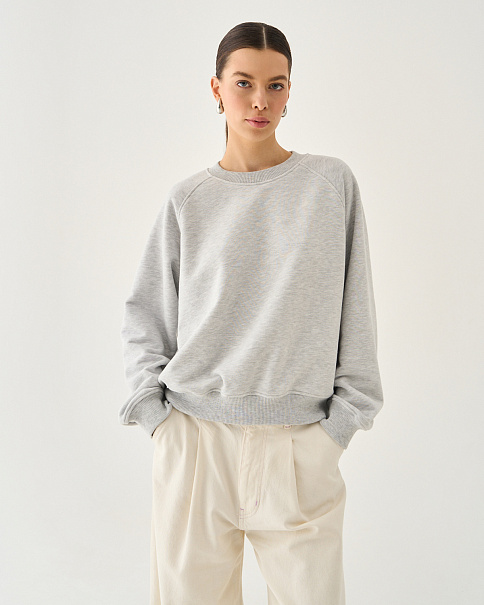 SJ25172-25 Толстовка, Серыймеланж