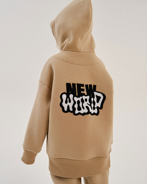 WJ24078 Толстовка, Бежевый