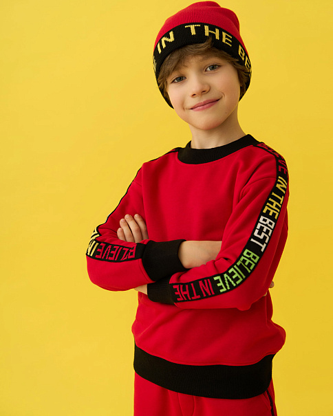 SJ-21122 Толстовка, Красный