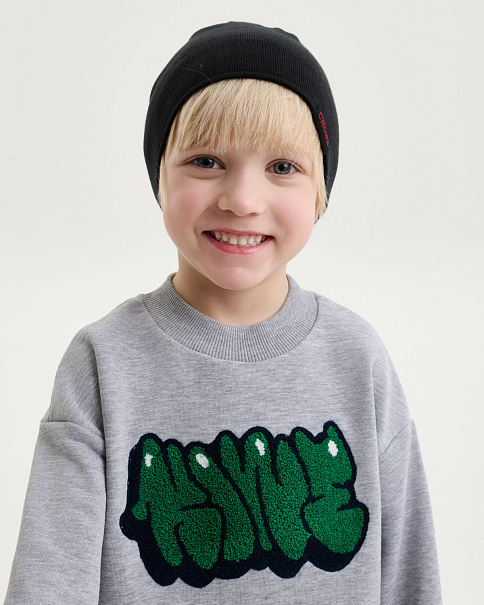 SH26035 Шапка, Черный