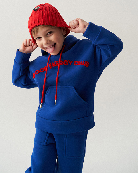 WJ24077 Толстовка, Индиго