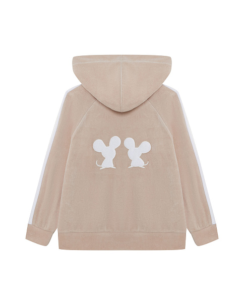 WJ24059-1 Толстовка, Бежевый