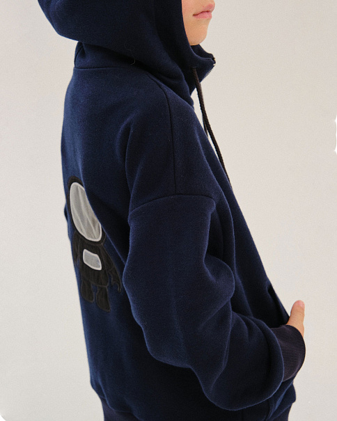 WJ24072 Толстовка, Тм.Синий