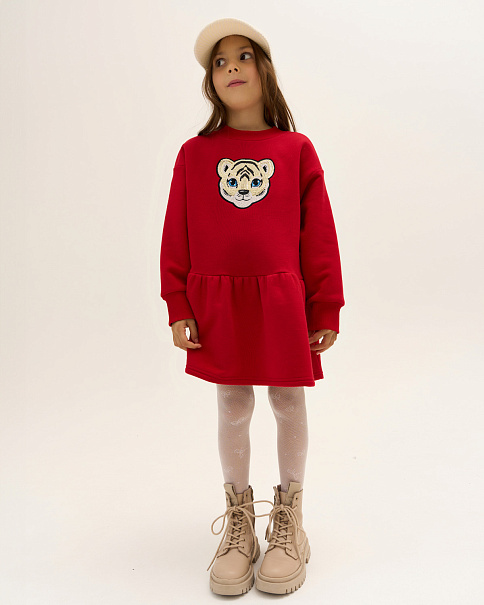 WD25081-1 Платье, Красный