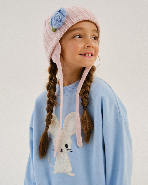 WJ24069 Толстовка, Голубой