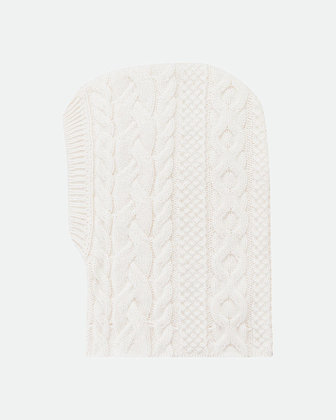 WH24024 Капор, Молочный