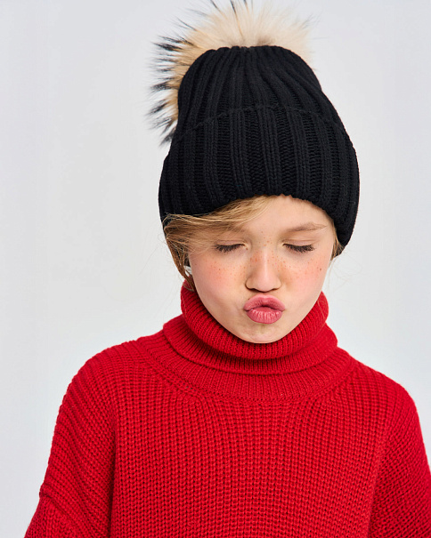 WH26020 Шапка, Черный