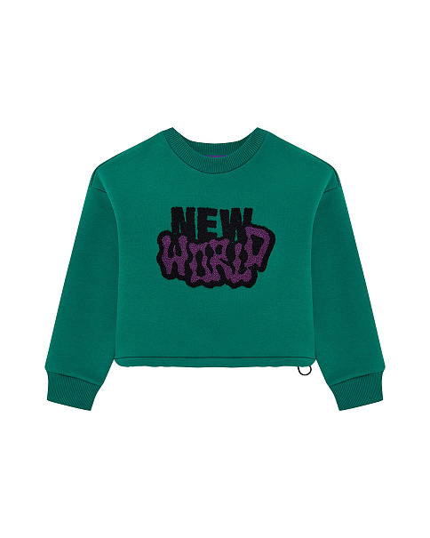 WJ24080 Толстовка, Зеленый