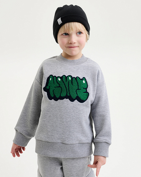 WJ25084 Толстовка, Серый