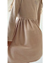 WD24061-1 Платье, Бежевый