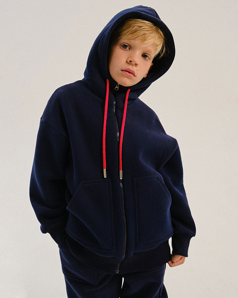 WJ24078 Толстовка, Тм.Синий