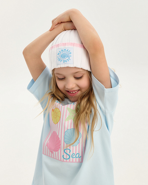 SH26018 Шапка, Белый