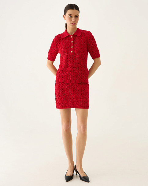 SU25114 Юбка, Красный