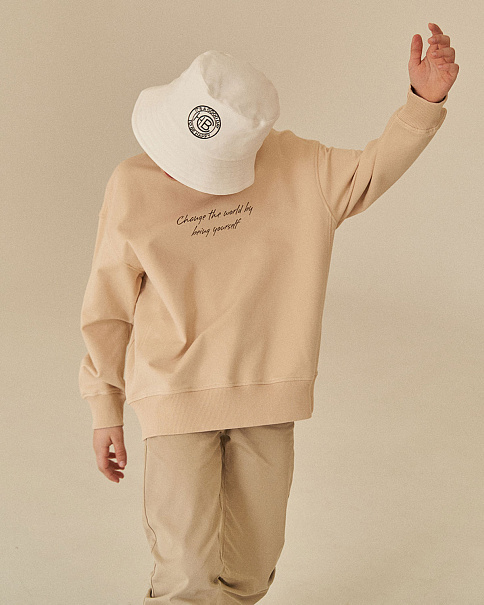 SJ22144 Толстовка, Бежевый