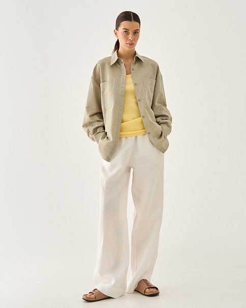 SJ24130 Блуза, Оливковый