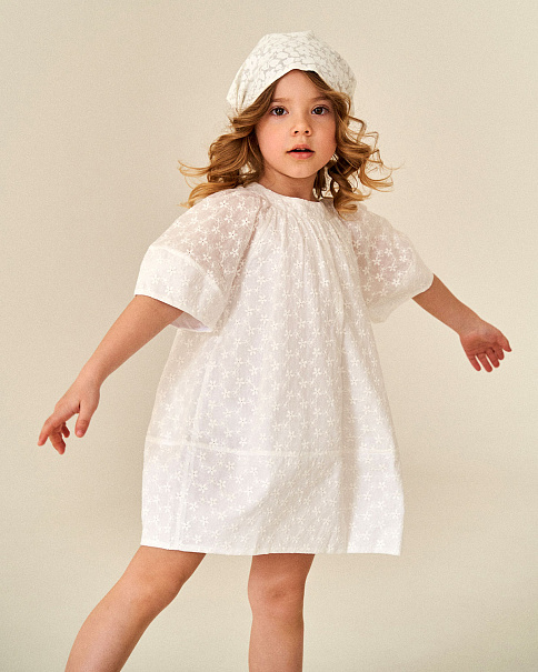 SD22142-1 Платье, Молочный