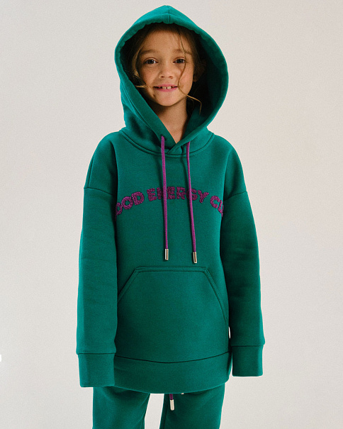 WJ24077 Толстовка, Зеленый