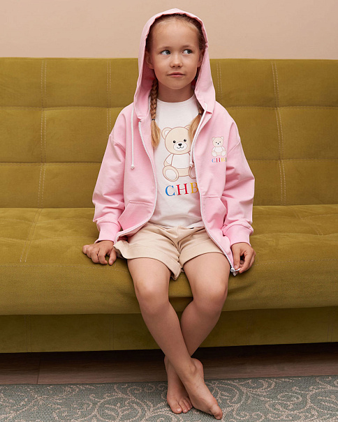 SJ22132 Толстовка, Розовый