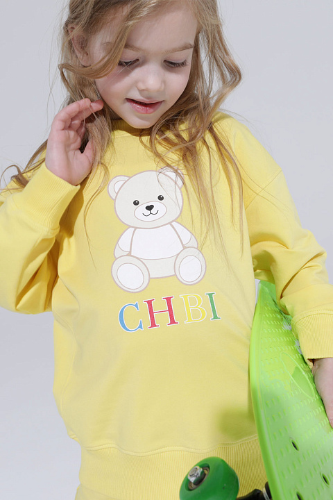 SJ22130 Толстовка, Желтый