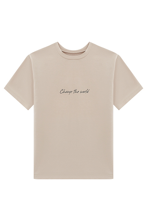 SF22148 Футболка, Бежевый