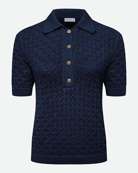 SJ25114 Футболка-поло, Тм.Синий