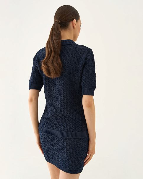 SJ25114 Футболка-поло, Тм.Синий