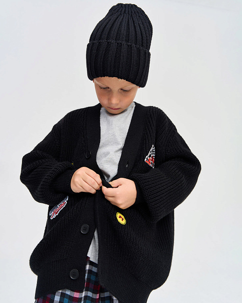 WC26109 Кардиган, Черный