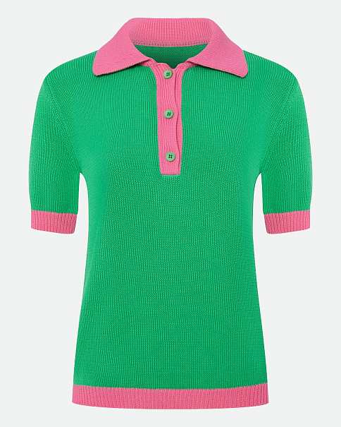 SJ25106 Футболка-поло, Зеленый