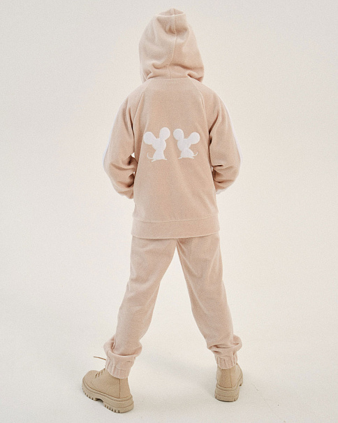 WJ24059-1 Толстовка, Бежевый