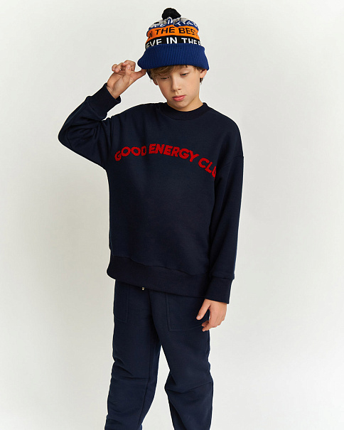 WJ24075 Толстовка, Тм.Синий