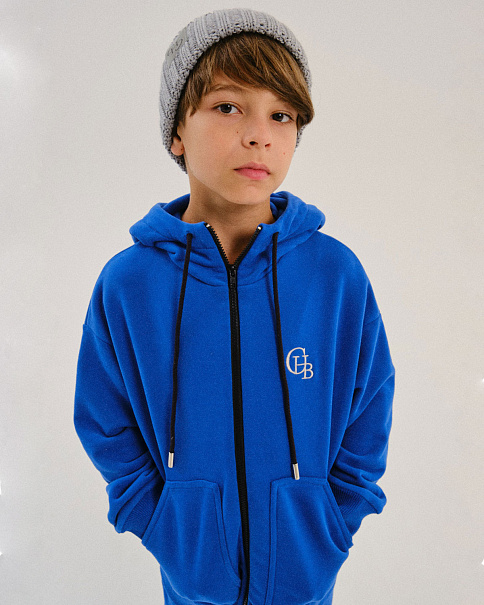 WJ24072 Толстовка, Индиго