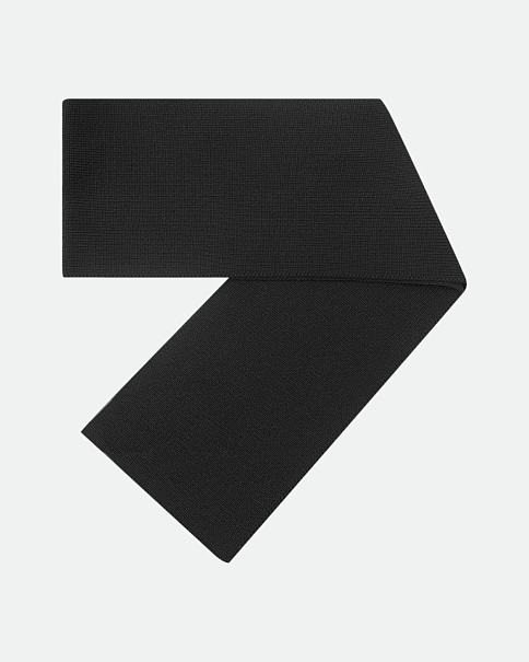 SS24047 Шарф, Черный