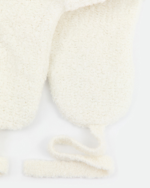 WH26016 Шапка-Ушанка, Белый