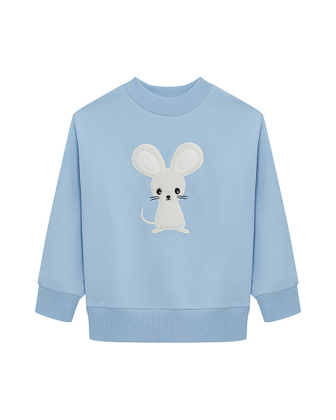 WJ24069 Толстовка, Голубой