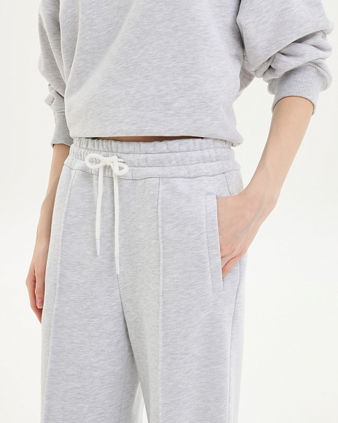 SL24175-25 Брюки, Серыймеланж