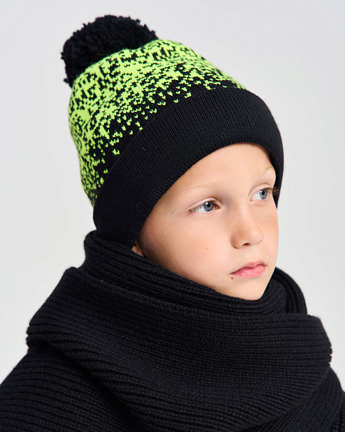 WH26075 Шапка, Черный