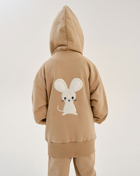 WJ24071 Толстовка, Бежевый