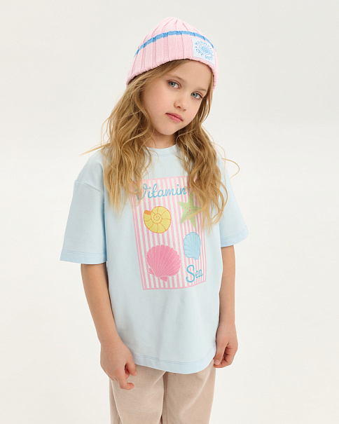 SF26004 Футболка, Св.Голубой